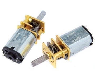 6V 2000 RPM Reduktorlu Mikro DC Motor