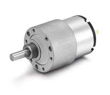 24V 120 RPM 37mm Reduktorlu DC Motor