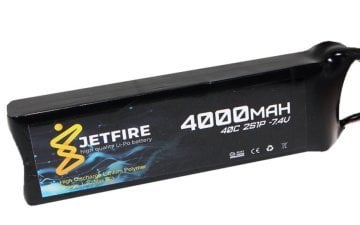 7.4V 4000mAh 40C Li-Po Batareya 2S JetFire Batareya