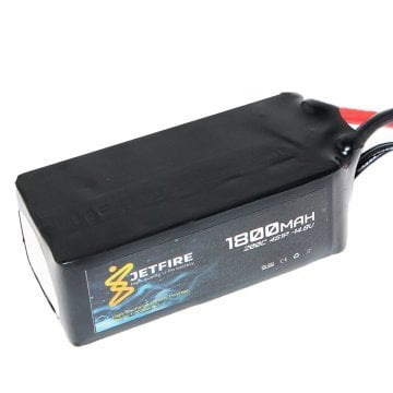 14.8V 1800mAh 200C Li-Po Batareya 4S JetFire Batareya
