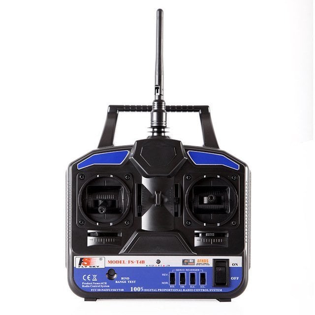 Flysky FS-T4B 2.4GHZ 4 Kanal Pult