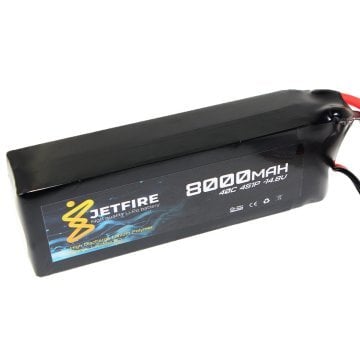 14.8V 8000mAh 40C Li-Po Batareya 4S JetFire Batareya