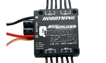 25Ax4 Quattro ESC - 4'lü Fırçasız Motor Sürücü Modulu