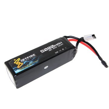 22.2V 5000mAh 40C Li-Po Batareya 6S JetFire Batareya