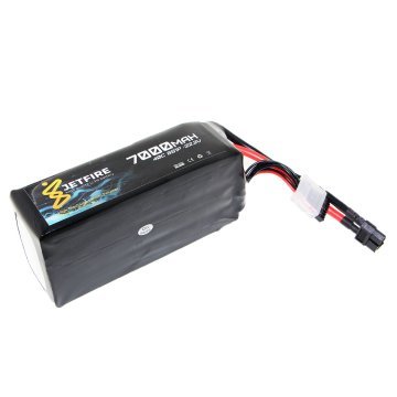 22.2V 7000mAh 40C Li-Po Batareya 6S JetFire Batareya