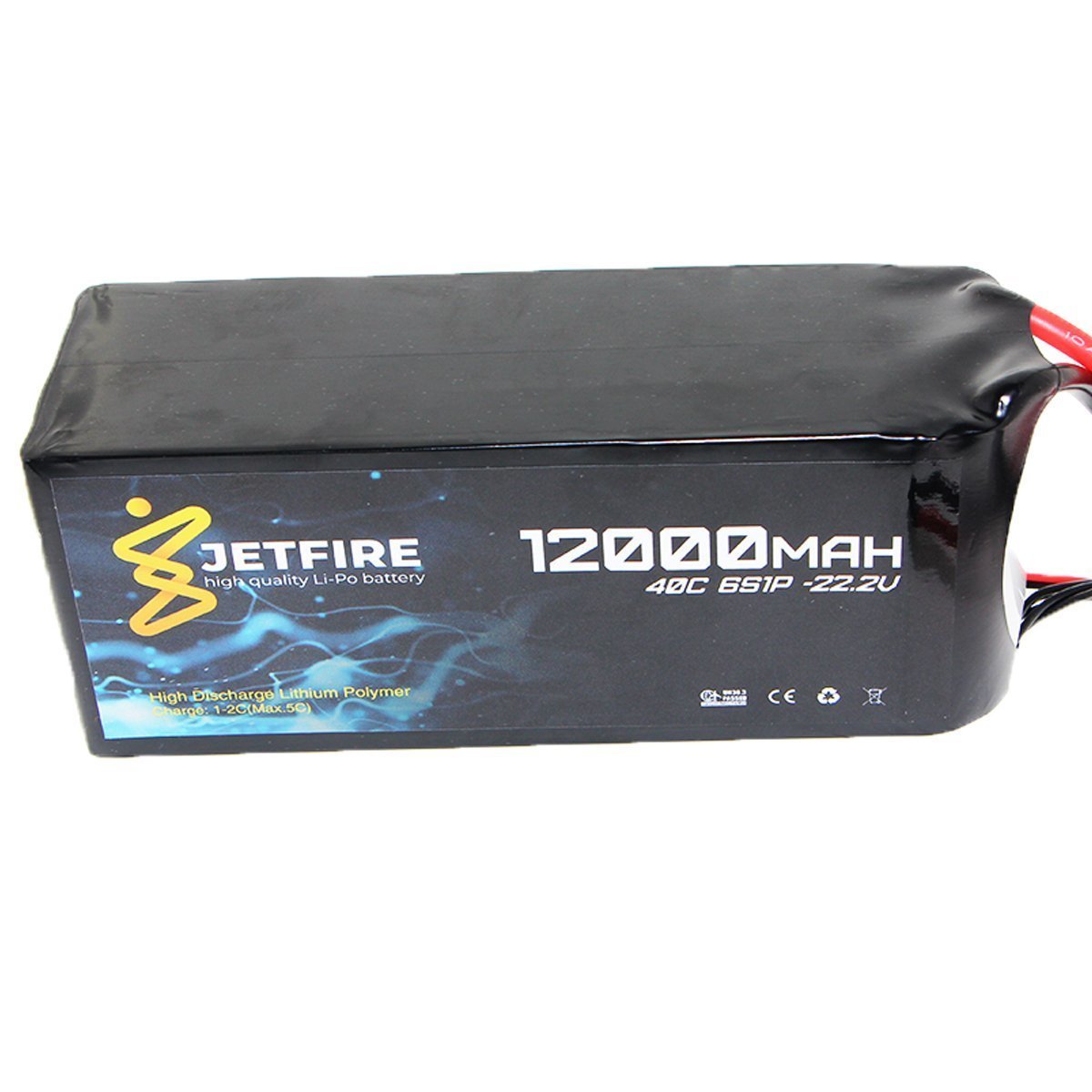 22.2V 12000mAh 40C Li-Po Batareya 6S JetFire Batareya