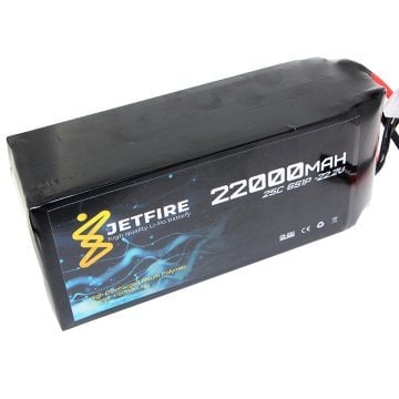 22.2V 22000mAh 25C Li-Po Batareya 6S JetFire Batareya