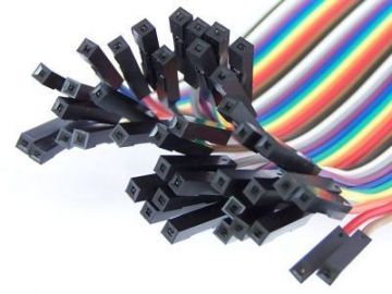40 Pin Ayrılabilən Dişi-Dişi Jumper Kabel - 200 mm