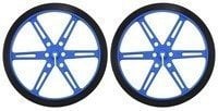 Pololu 70x8mm Təkər Cütü (Mavi)