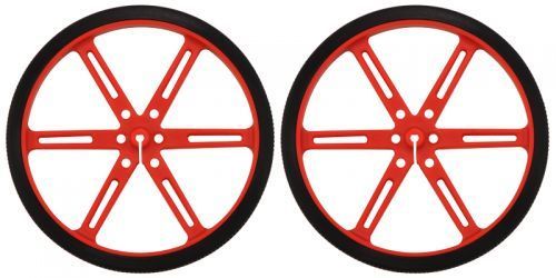 Pololu 70x8mm Təkər Cütü (Qırmızı)