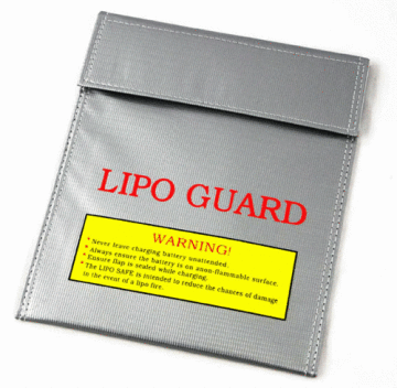 Li-Po Batareya Yanmayan Qoruma Çantası - Li-Po Safe Bag (23x30sm)