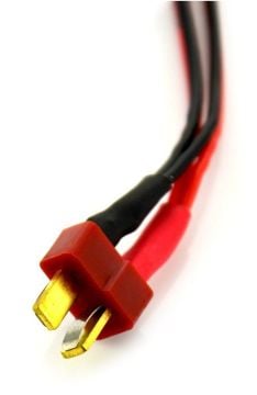 Deans T Plug Erkək Li-Po Batareya Şarj Kabeli 12AWG