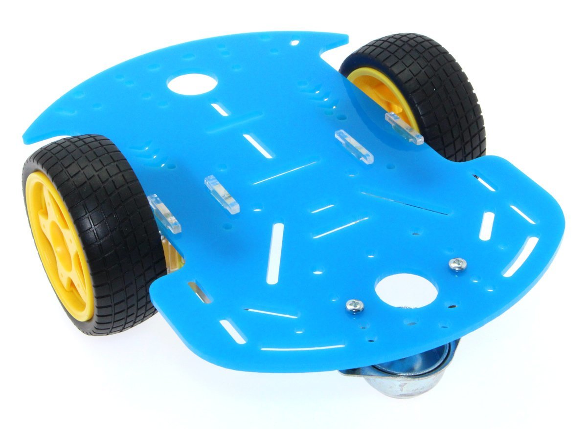 2WD Mobil Robot Platforması - Mavi