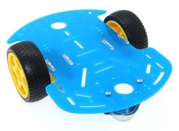 2WD Mobil Robot Platforması - Mavi