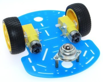 2WD Mobil Robot Platforması - Mavi