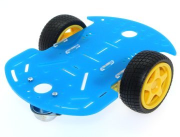2WD Mobil Robot Platforması - Mavi