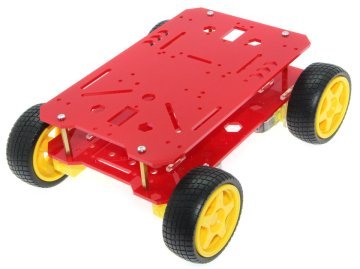 4WD Mobil Ərazi Robot Platforması - Qırmızı
