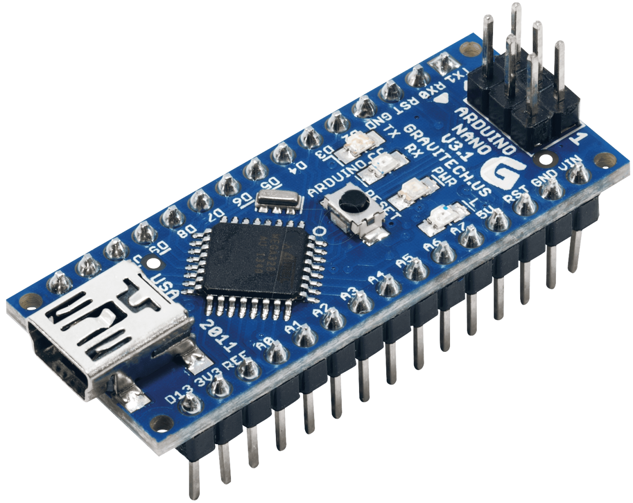 Arduino Nano 328 + USB Kabel Hədiyyəli