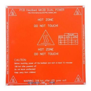 3 Ölçülü Qızdırıcı Lövhəsi - MK2A REPRAP PCB Heatbed