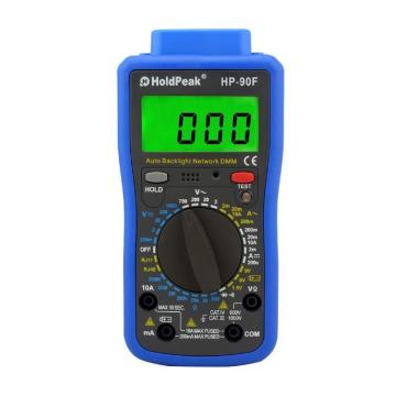 HoldPeak HP-90F Multimetr & Kabel Test Cihazı