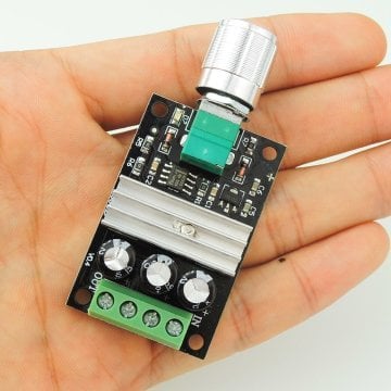 3 Amper Təcilli DC Motor Sürət İdarəetmə Kartı