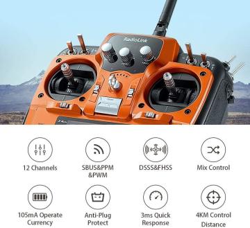 Radiolink AT10 II Pult 2.4GHz Alıcı - Verici Set