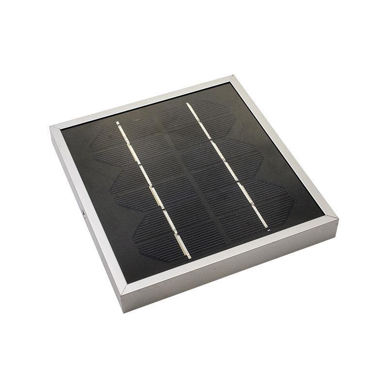 6V 600mA Su Keçirməyən Günəş Paneli - Alüminium Qutu 130x130mm