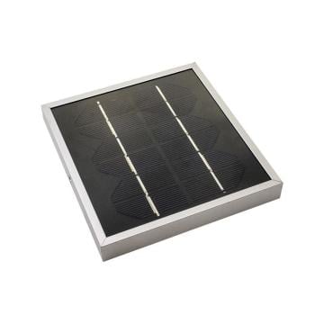 6V 600mA Su Keçirməyən Günəş Paneli - Alüminium Qutu 130x130mm