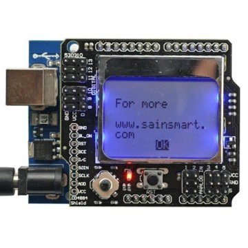 5110 LCD Joystick Shield - LCD4884