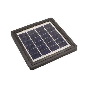 6V 250mA Su Keçirməyən Plastik Qutulu Günəş Paneli 125x125mm
