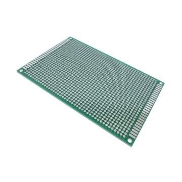 İki Üzlü Deşikli Plata - Pertinax 12x18sm