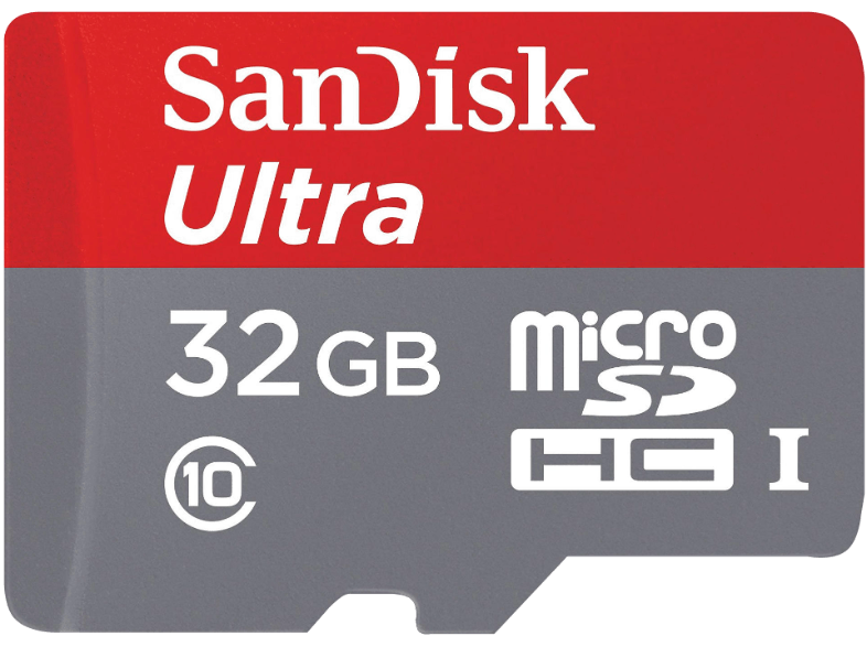 SanDisk 32GB microSDHC Yaddaş Kartı Class10 - 80MB/sn Oxuma Sürəti - Kart Adaptorlu