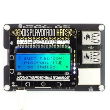 Pimoroni Raspberry Zero 16x3 Xarakter LCD Shield