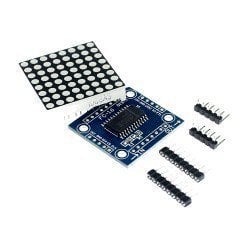 8x8 Dot Matrix Kartı - Ard-Arda Taxılabilər, MAX7219