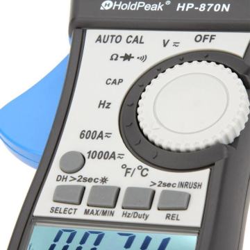 HoldPeak HP-870N AC-DC True RMS Sıxac Sayğacı - Pensampermetr