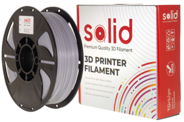 Solid Filament PLA Plus Boz - 1 kq