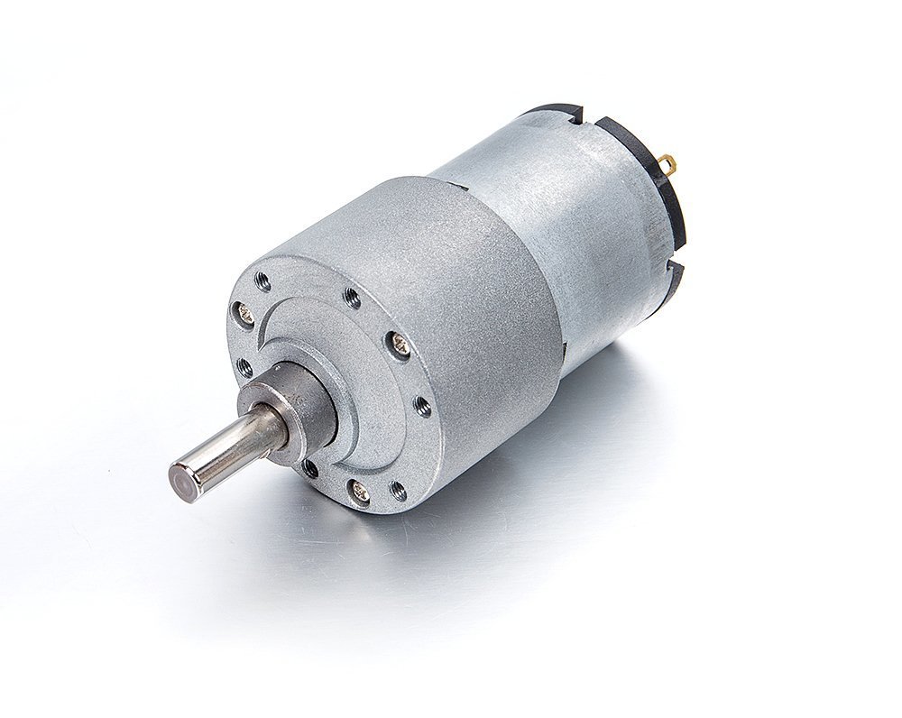 12V 400 RPM 37mm Reduktorlu DC Motor