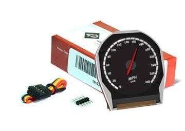 1.38'' Dairə TFT LCD Ekran - uLCD-220RD - Round TFT LCD Display