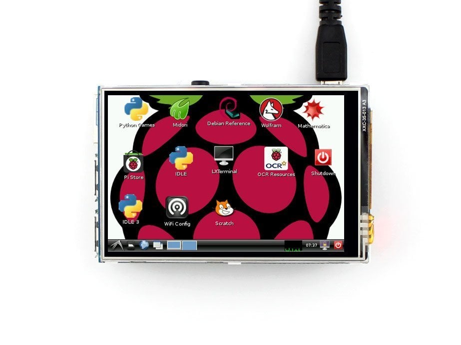 3,5′′ Raspberry Pi Touch LCD Ekran (Əsas Ekran)
