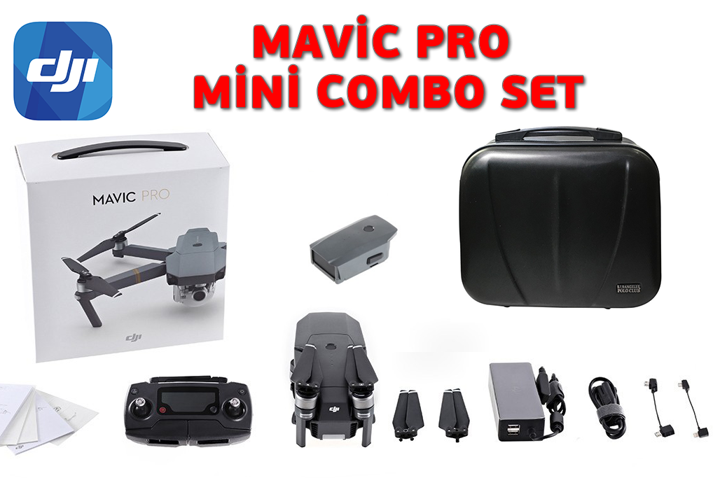 Mavic Pro 4K Dron Mini Combo Dəst