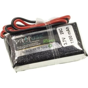 3.7V 1S Li-Po Batareya 1100 mAh 25C
