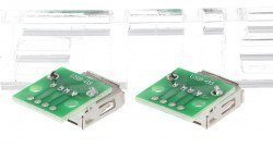 USB Dişi Tip A Dip Dönüşdürücü