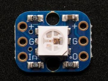 Breadboard ilə Uyğun NeoPixel (4′lü Paket)
