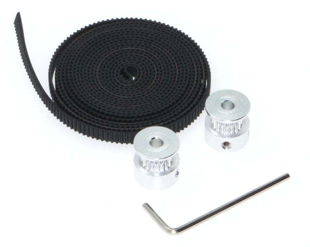 3D Printer Qayış Kasnak Dəsti - 1 metr Gt2 6 mm