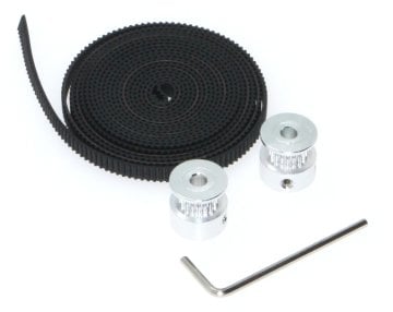 3D Printer Qayış Kasnak Dəsti - 1 metr Gt2 6 mm