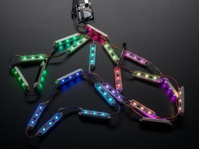 75 mm 3′lü RGB LED Zolaq (7 hissə)
