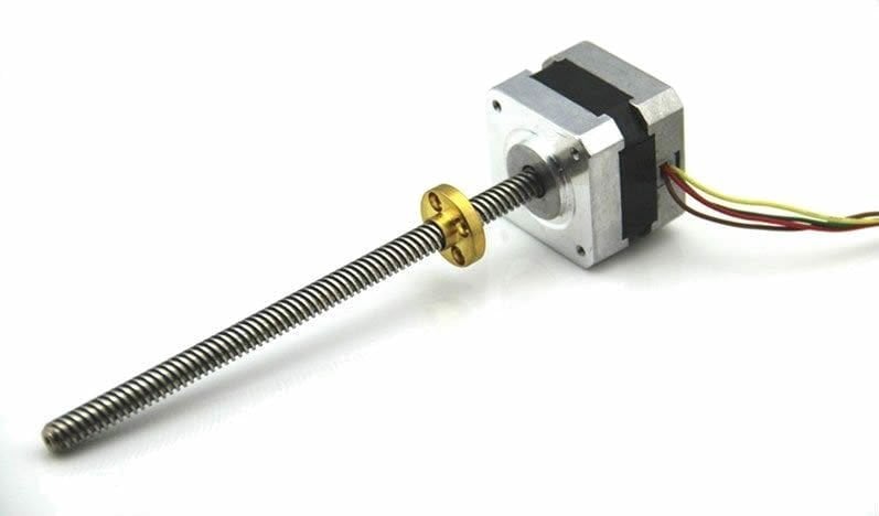 20 sm Vidalı Mil Step Motor Nema 17