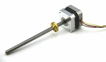 20 sm Vidalı Mil Step Motor Nema 17