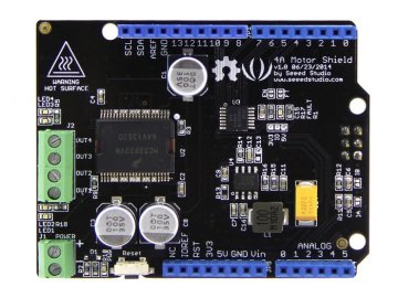 4A Motor Shield - MC33932 Arduino ilə Uyğun Cüt Motor Sürücü Kartı