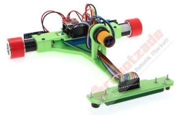 GinBot 2WD Xətt İzləyən Robot Dəsti Enkoderli